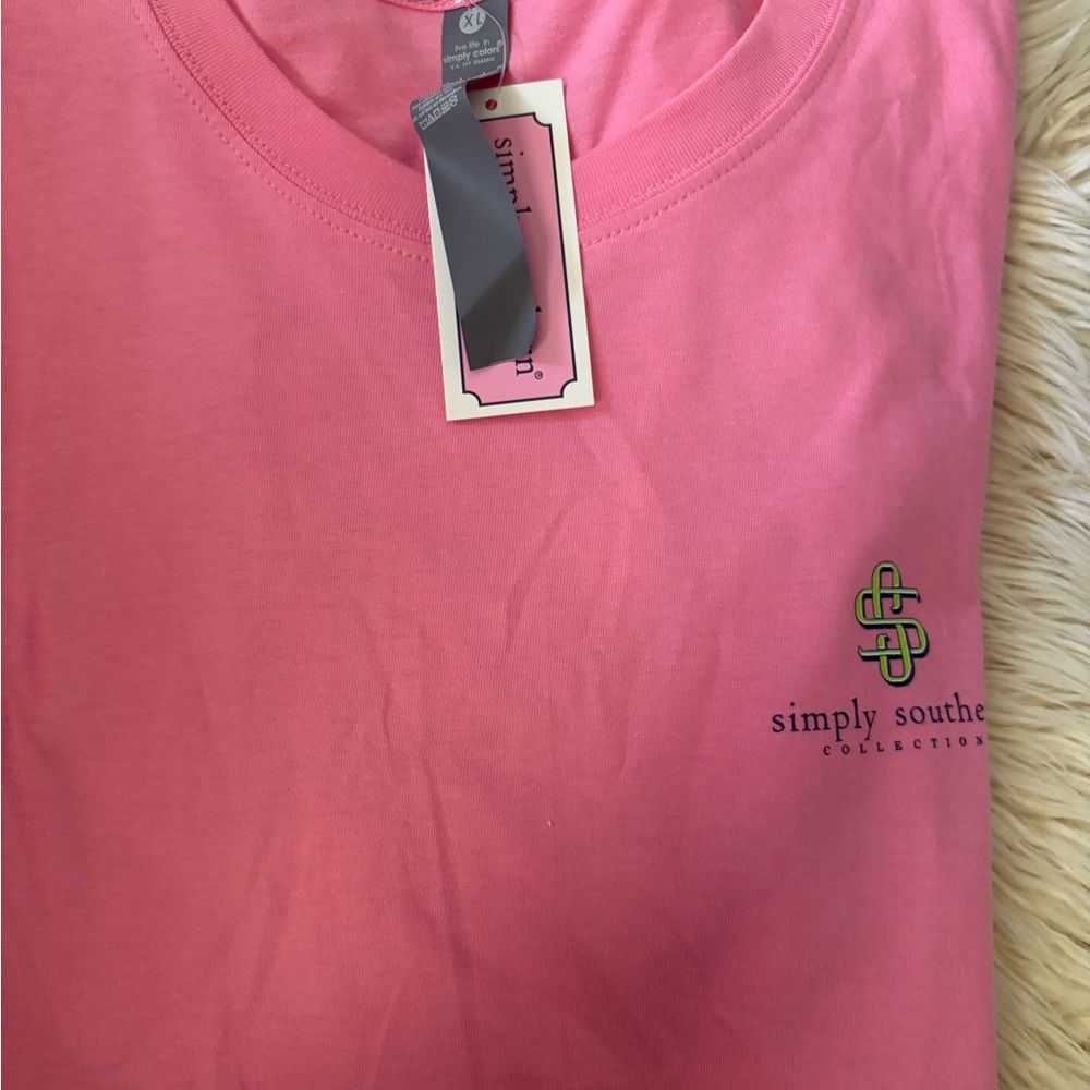 Simply Southern Pickle Lover Tee Pink Dill Pickles T-shirt Women’s XL NEW - Picture 3 of 8